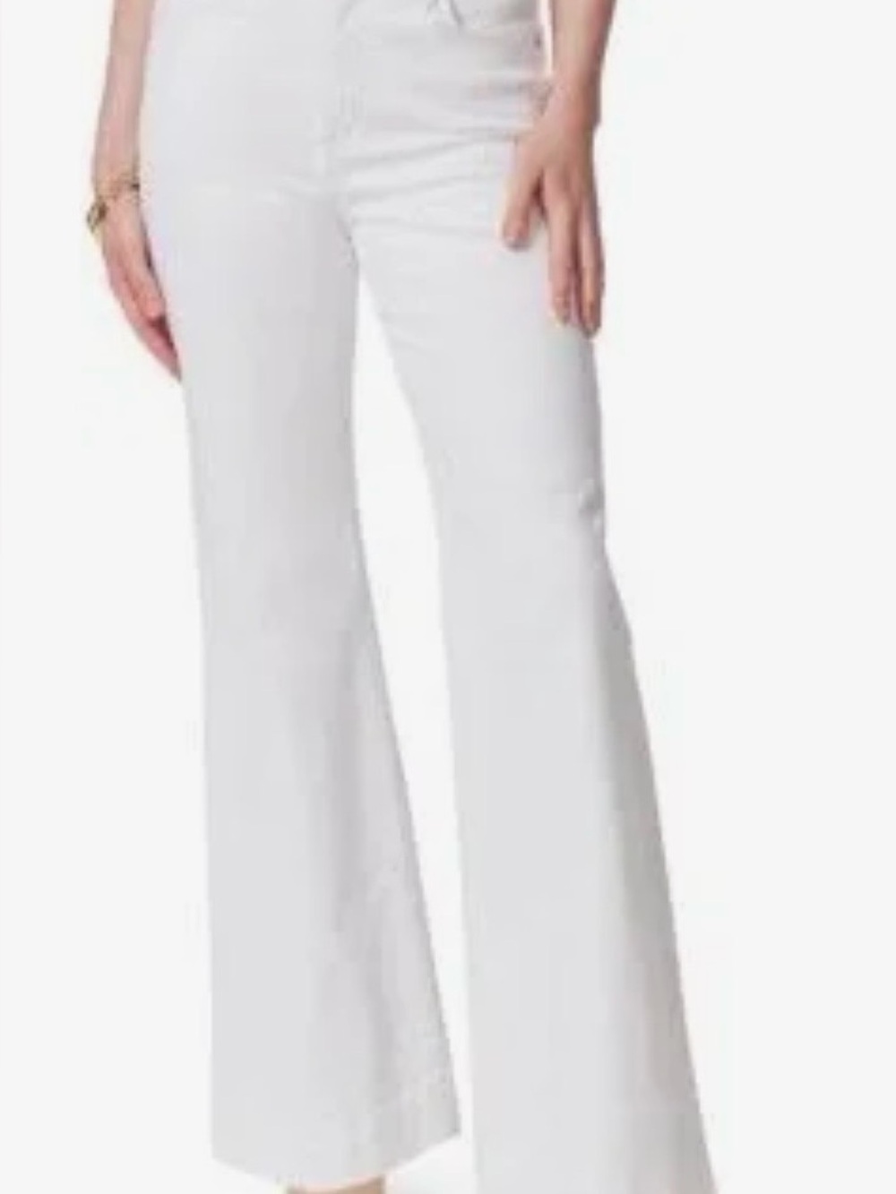 NWT Jessica Simpson White Wide Leg Trouser — True Love Collection